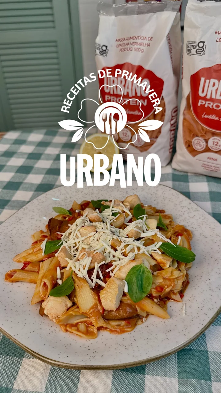 Macarrão de lentilha Urbano no preparo